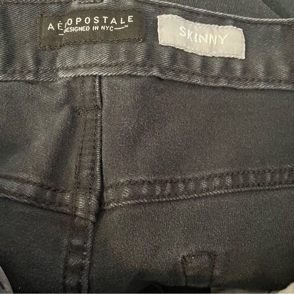 Aeropostale Dark Green Skinny Jeans, size 31/32 - Picture 7 of 13